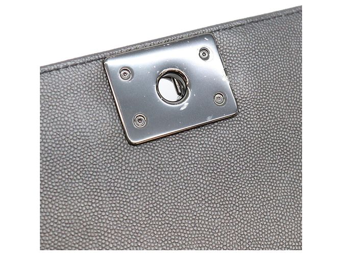 CHANEL A67086 Borsa a tracolla Boy Chanel 25 Medium in pelle caviar nera Nero - vista 11