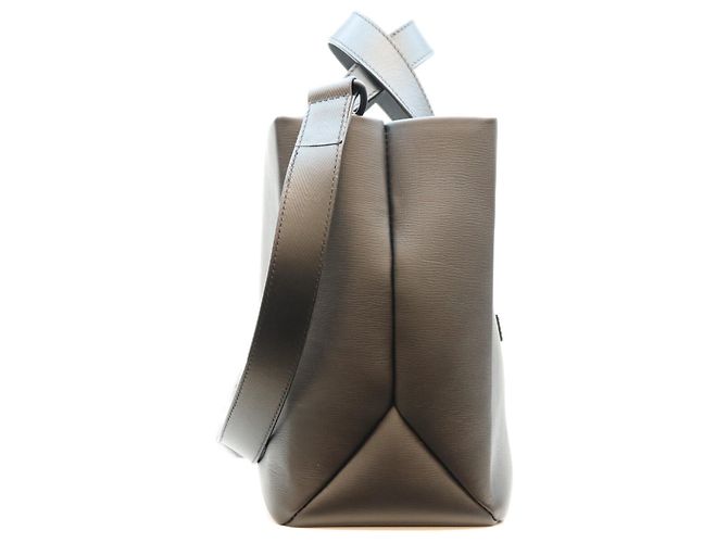 Mini sac à main Louis Vuitton en cuir de vachette Noir - vue 4