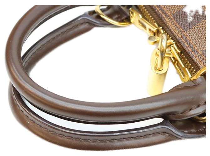 Louis Vuitton Damier Alma BB Handbag Damier ebene - view 10
