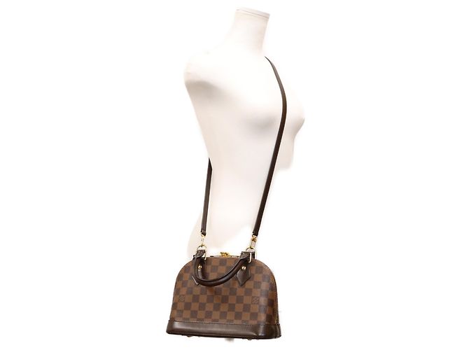 Louis Vuitton Damier Alma BB Handbag Damier ebene - view 15
