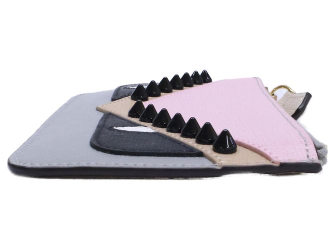 Fendi Schlüsseletui Rosa Beige Braun Pink - Ansicht 2