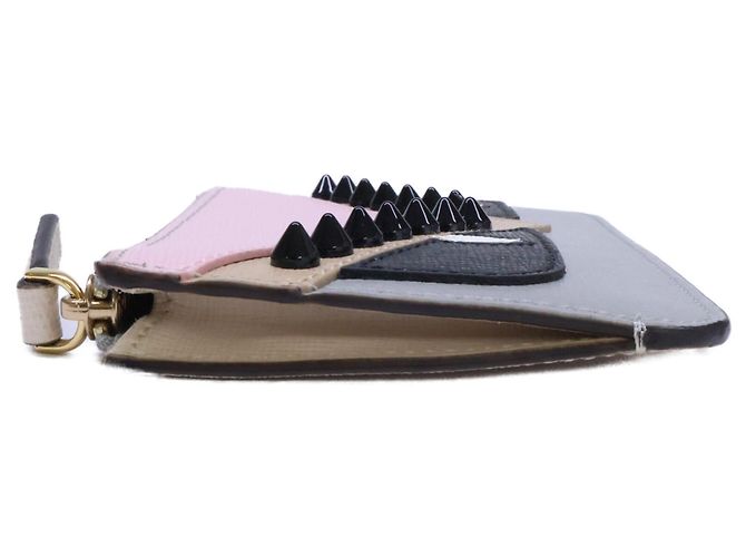 Fendi Schlüsseletui Rosa Beige Braun Pink - Ansicht 4