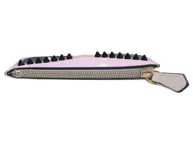 Fendi Schlüsseletui Rosa Beige Braun Pink - Ansicht 5