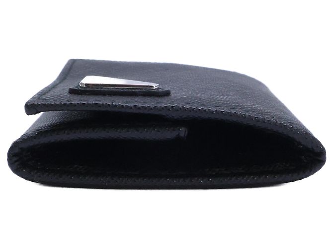 Cartera/Monedero Prada Saffiano Triangle Negro - vista 2