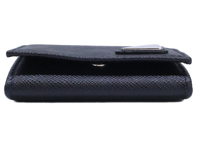 Cartera/Monedero Prada Saffiano Triangle Negro - vista 3