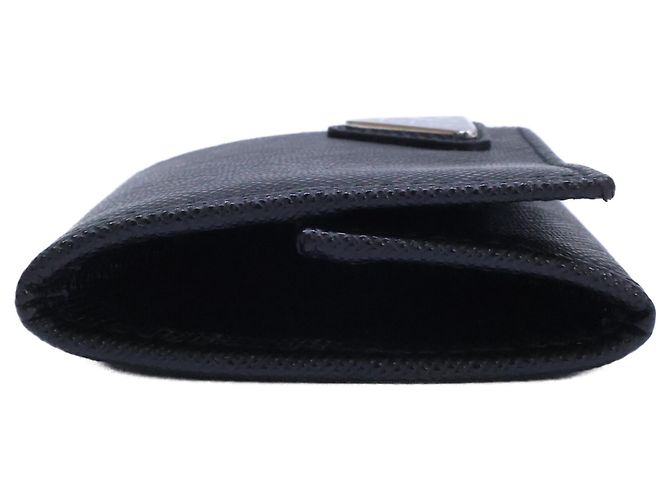 Cartera/Monedero Prada Saffiano Triangle Negro - vista 4