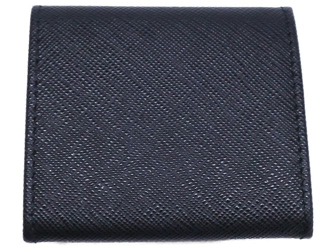 Cartera/Monedero Prada Saffiano Triangle Negro - vista 6
