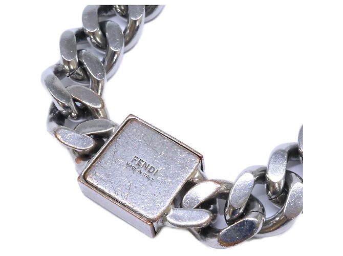 Collana a catena Fendi FF Logo Argento D'oro - vista 5