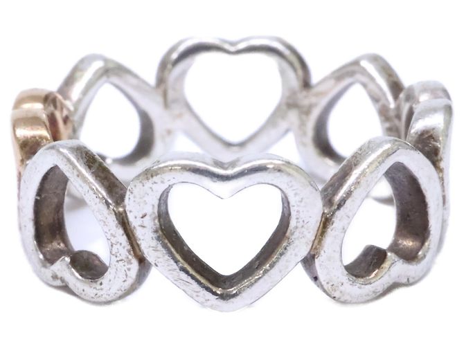 Tiffany & Co Tiffany 925 750 Sentimental Heart Ring Silber Golden - Ansicht 2