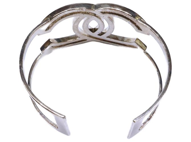 Bracciale Chanel B17V Rhinestone Coco Mark Argento - vista 5