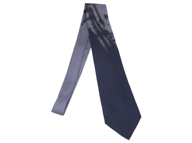 Cravatta in seta tie-dye Louis Vuitton Marrone Nero - vista 2