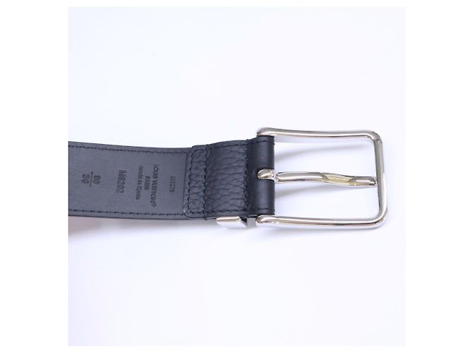 Cintura Louis Vuitton Pont Neuf 35MM Nero - vista 5