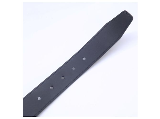 Cintura Louis Vuitton Pont Neuf 35MM Nero - vista 7