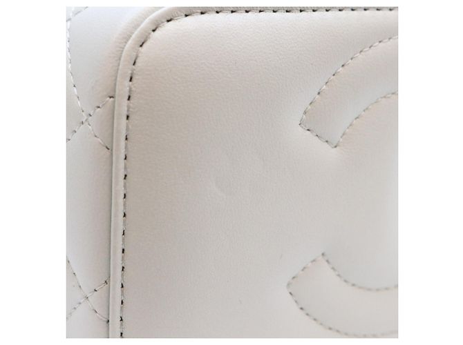 Borsa a tracolla Vanity Chanel in pelle di agnello azzurro chiaro Blu chiaro - vista 10