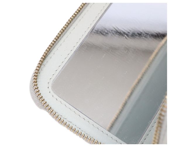 Borsa a tracolla Vanity Chanel in pelle di agnello azzurro chiaro Blu chiaro - vista 12