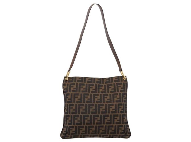 Fendi Schultertasche Zucca Medium Braun - Ansicht 2