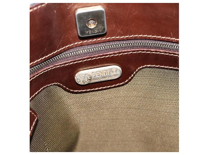 Fendi Schultertasche Zucca Medium Braun - Ansicht 6