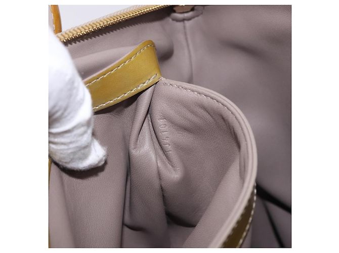 Louis Vuitton Fascination Lockit Patent Lambskin BB Marrone - vista 7