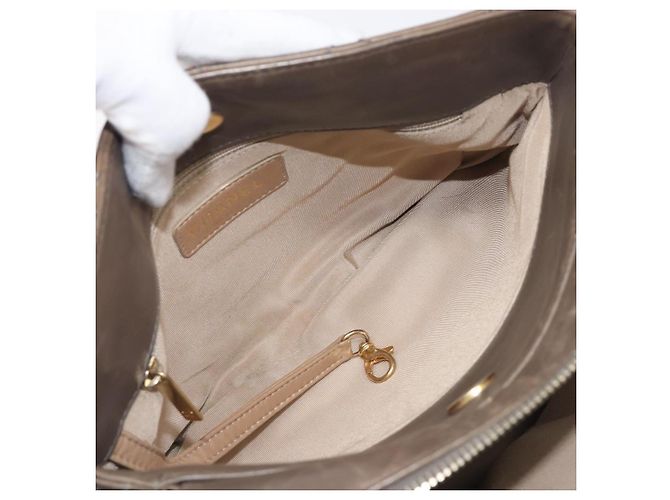 Borsa a tracolla CHANEL Wild Stitch Chain in pelle marrone e oro CC Auth yk20765V D'oro - vista 22