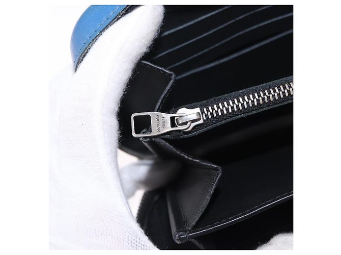 LOUIS VUITTON Damier Infini Zippy XL Travel Case Blue N60079 LV Auth BA15157 - vista 23