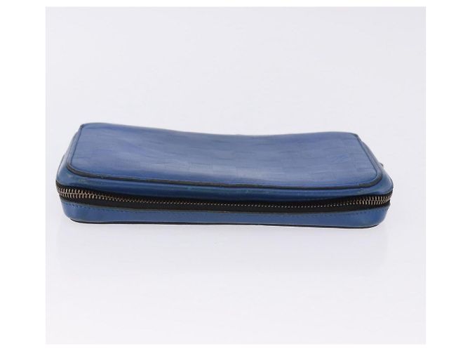 LOUIS VUITTON Damier Infini Zippy XL Travel Case Blue N60079 LV Auth BA15157 - vista 5