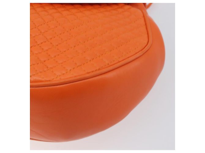 Borsa a mano BALLY in pelle 2way Orange Gold Auth 197157A D'oro Arancione - vista 15