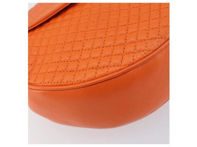 Borsa a mano BALLY in pelle 2way Orange Gold Auth 197157A D'oro Arancione - vista 16