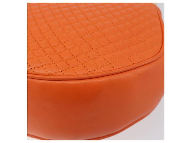 Borsa a mano BALLY in pelle 2way Orange Gold Auth 197157A D'oro Arancione - vista 17