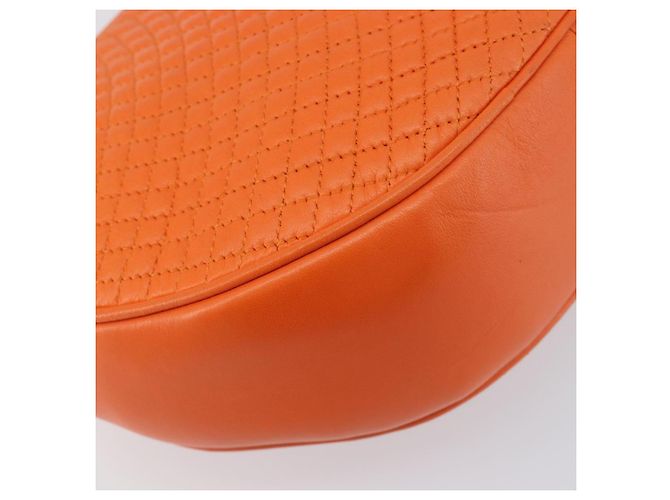 Borsa a mano BALLY in pelle 2way Orange Gold Auth 197157A D'oro Arancione - vista 18