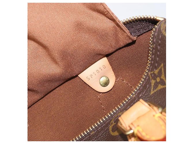 Borsa a mano LOUIS VUITTON Monogram Speedy 25 M41528 LV Auth 198913A Monogramma - vista 10