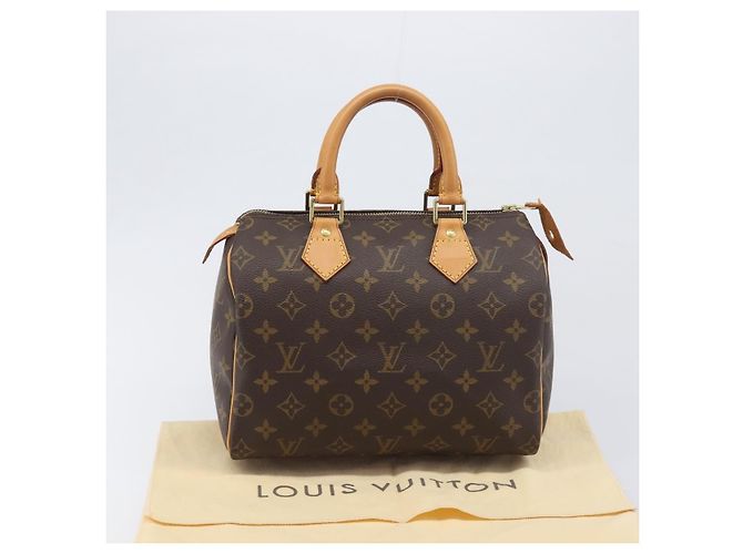 Borsa a mano LOUIS VUITTON Monogram Speedy 25 M41528 LV Auth 198913A Monogramma - vista 12