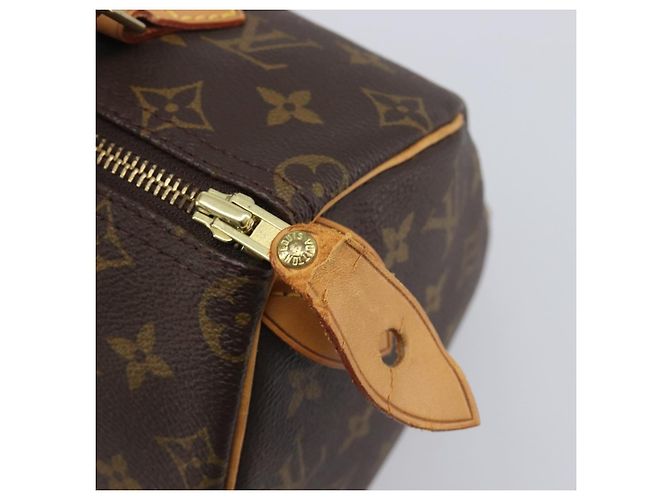 Borsa a mano LOUIS VUITTON Monogram Speedy 25 M41528 LV Auth 198913A Monogramma - vista 18