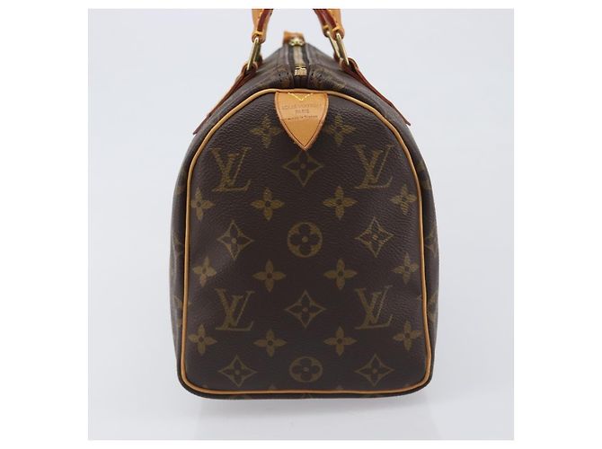 Borsa a mano LOUIS VUITTON Monogram Speedy 25 M41528 LV Auth 198913A Monogramma - vista 3