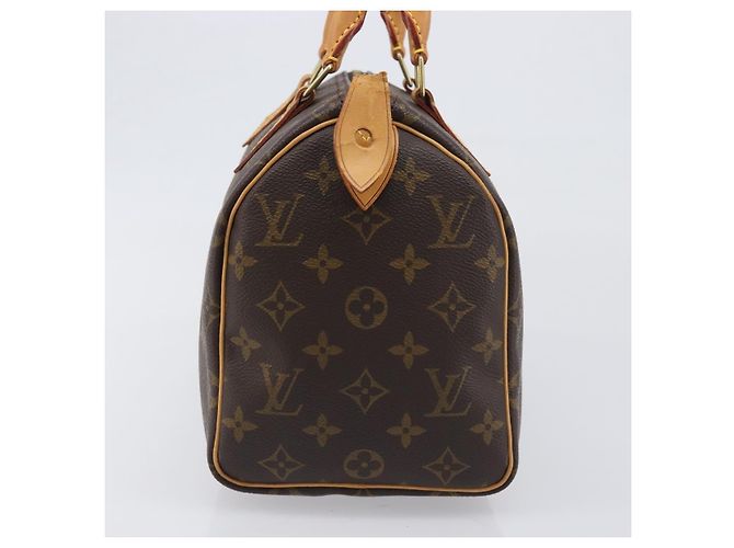 Borsa a mano LOUIS VUITTON Monogram Speedy 25 M41528 LV Auth 198913A Monogramma - vista 4