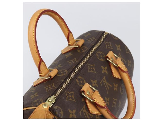 Borsa a mano LOUIS VUITTON Monogram Speedy 25 M41528 LV Auth 198913A Monogramma - vista 6