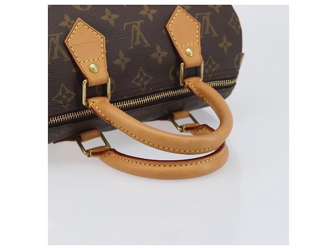 Borsa a mano LOUIS VUITTON Monogram Speedy 25 M41528 LV Auth 198913A Monogramma - vista 7