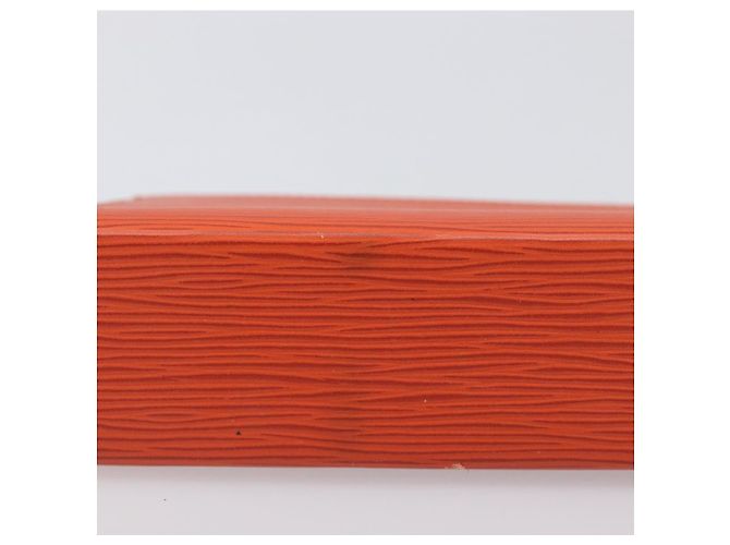 Borsa a pochette LOUIS VUITTON Epi Posh Toilette 19 Orange Pimon LV Auth 199014A Arancione - vista 7