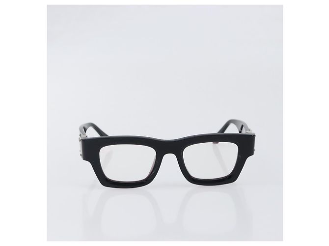 LOUIS VUITTON Occhiali da sole Charleston Justin Plastica Nero Z1244E LV Auth 200174M Argento - vista 13