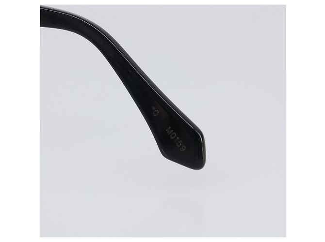 LOUIS VUITTON Occhiali da sole Charleston Justin Plastica Nero Z1244E LV Auth 200174M Argento - vista 14