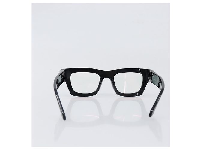 LOUIS VUITTON Occhiali da sole Charleston Justin Plastica Nero Z1244E LV Auth 200174M Argento - vista 2