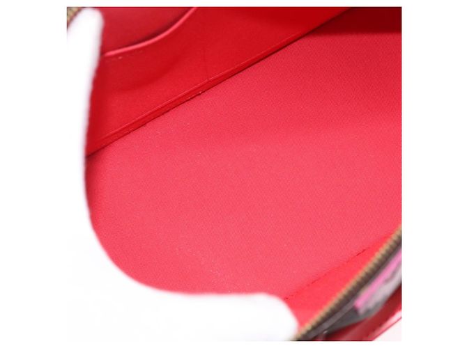 LOUIS VUITTON Monogram Totem Alma PM Hand Bag Red Flamingo LV Auth 199111SAM Rosso Monogramma - vista 10