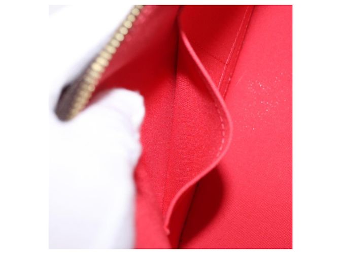 LOUIS VUITTON Monogram Totem Alma PM Hand Bag Red Flamingo LV Auth 199111SAM Rosso Monogramma - vista 24