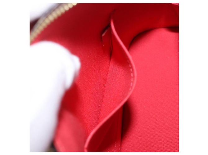 LOUIS VUITTON Monogram Totem Alma PM Hand Bag Red Flamingo LV Auth 199111SAM Rosso Monogramma - vista 25