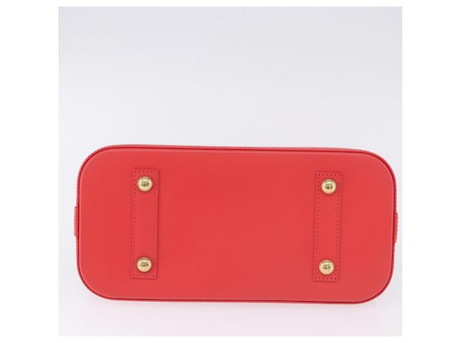 LOUIS VUITTON Monogram Totem Alma PM Hand Bag Red Flamingo LV Auth 199111SAM Rosso Monogramma - vista 5