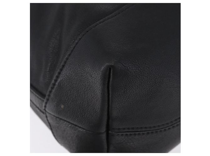 Borsa a tracolla Miu Miu in pelle nera e oro Auth yk20777M Nero D'oro - vista 17
