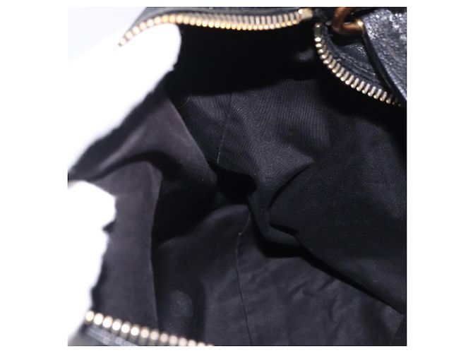 Borsa a tracolla Miu Miu in pelle nera e oro Auth yk20777M Nero D'oro - vista 21