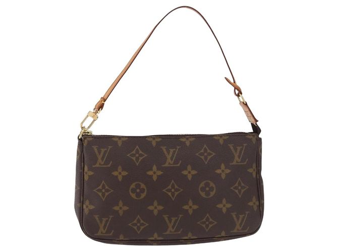 LOUIS VUITTON Monogram Pochette Accessoires Pouch M51980 LV Auth ka5901A Monogramma - vista 13