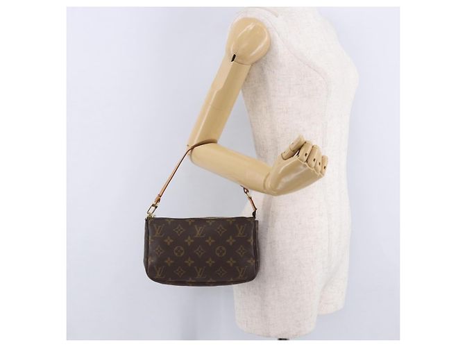LOUIS VUITTON Monogram Pochette Accessoires Pouch M51980 LV Auth ka5901A Monogramma - vista 20