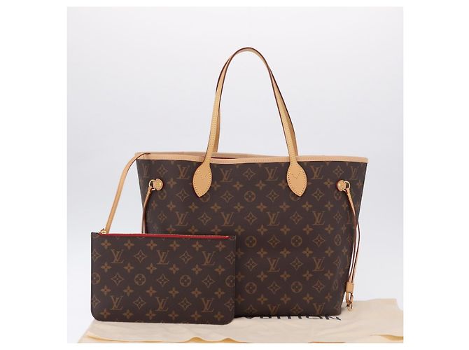 Borsa Tote LOUIS VUITTON Monogram Neverfull MM M40156 LV Auth am12488SAM Monogramma - vista 12