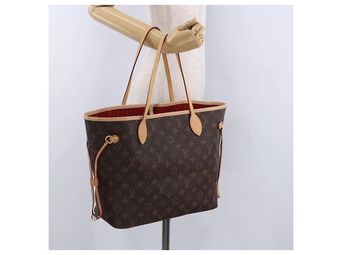 Borsa Tote LOUIS VUITTON Monogram Neverfull MM M40156 LV Auth am12488SAM Monogramma - vista 28